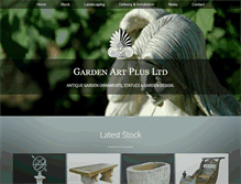 Tablet Screenshot of gardenartplus.com